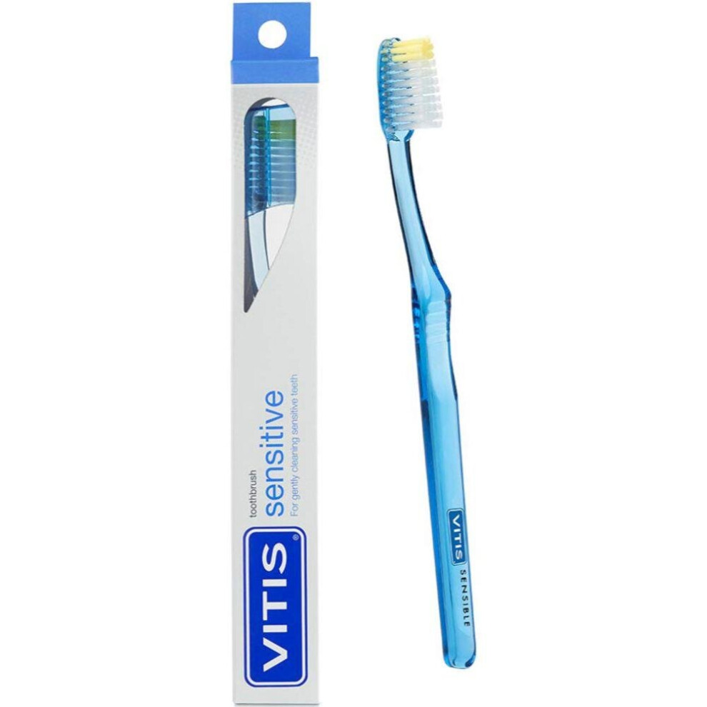 Vitis Sensitive Toothbrush | Ultra Soft Bristles for Gentle Gum Care & Sensitive Teeth Protection