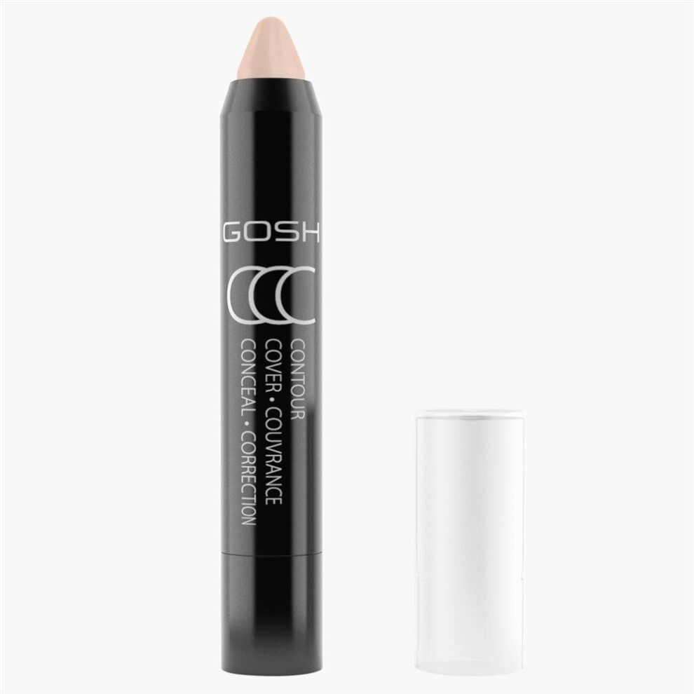 GOSH CCC Stick Concealer Vanilla 3.3g | Full Coverage Concealer Stick for Dark Circles & Blemishes