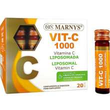 Marnys Vitamin C 1000 Liposomal 10ml Vials 20's |High-Absorption Vitamin C Supplement, Immune Support, Antioxidant Protection, Skin Health