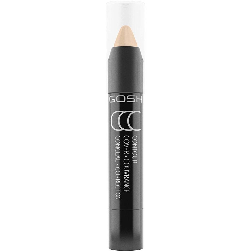 GOSH CCC Stick Concealer Light 3.3g | Lightweight Concealer Stick for Acne Marks & Uneven Skin Tone