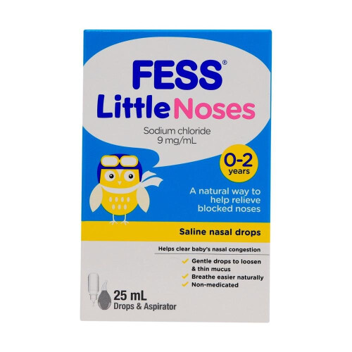Fess Little Noses Saline Nasal Drops 25ml