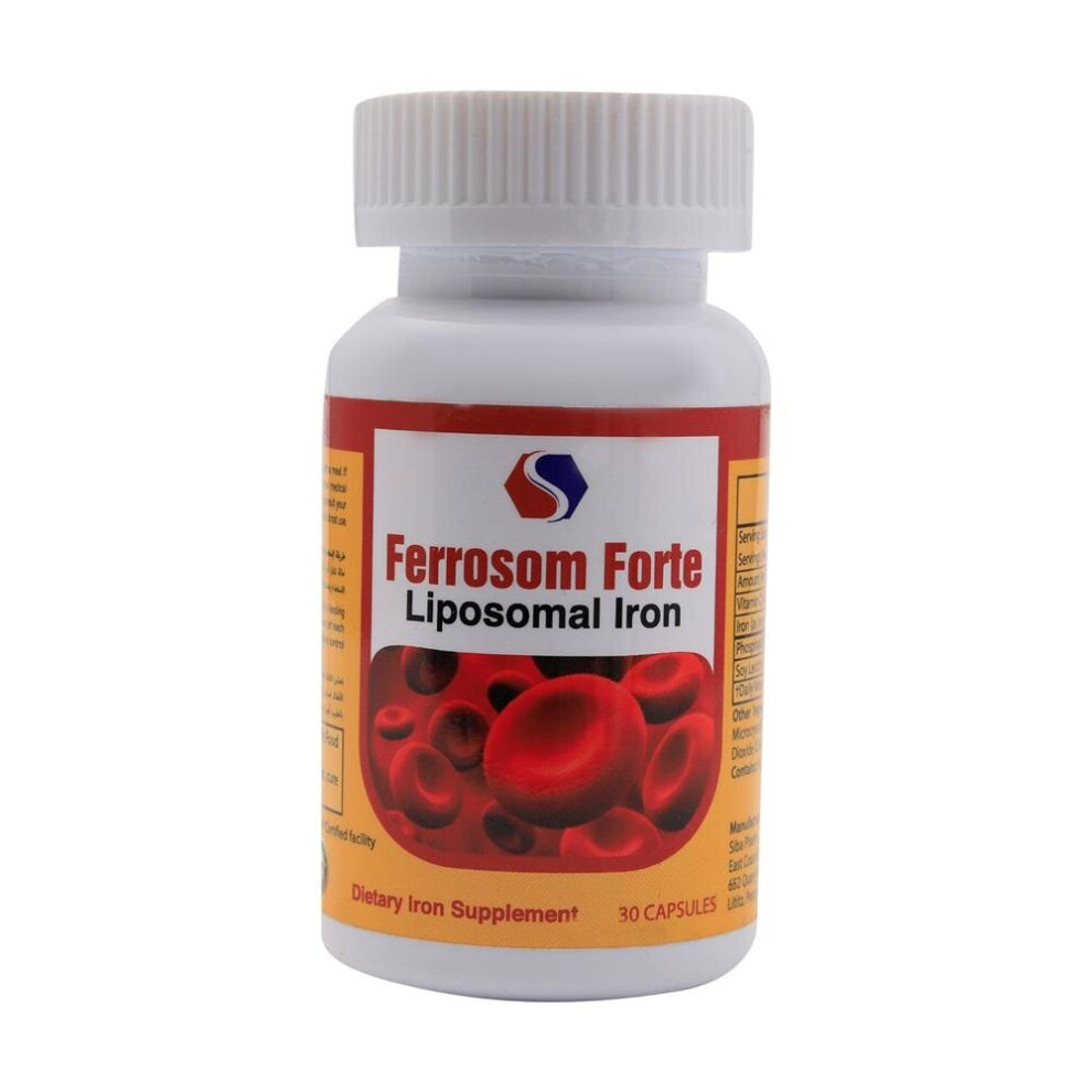Ferrosom Forte Liposomal Iron Capsules 30's
