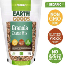Earth Goods Organic Gluten-Free Zaatar Granola Mix Non-Gmo Gluten-Free No Added Sugar 340G