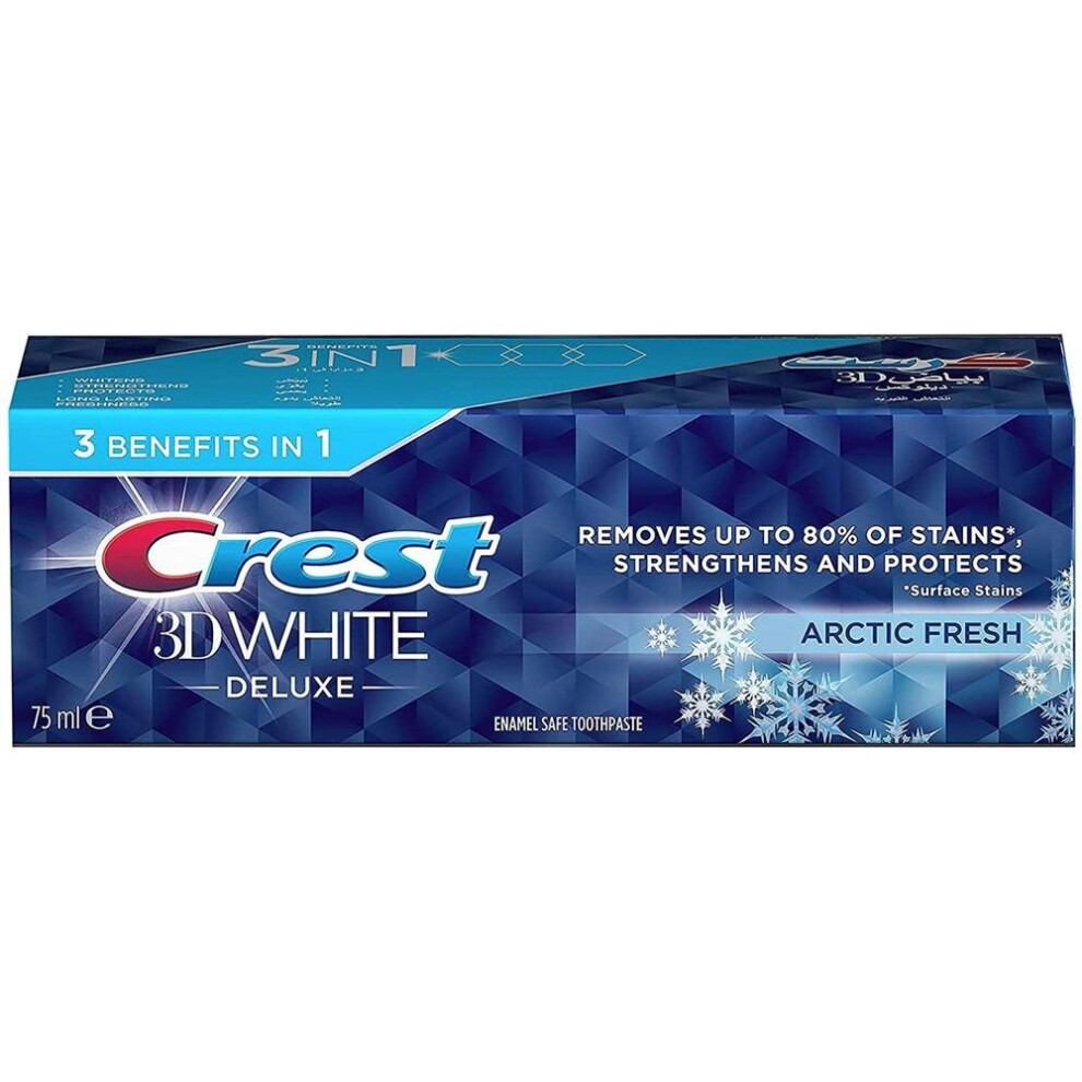 Crest 3D White Deluxe Healthy Shine Toothpaste 75ml