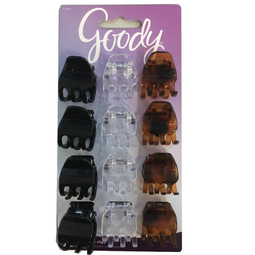 Goody Classics Small Half Claw Clip Hair Styling Accessory - 12'S