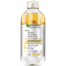 Garnier SkinActive Micellar Cleansing Water in Oil 400mL | Removes Makeup & Dirt, Hydrating, Gentle on Skin, Deep Clean, All-in-One Cleansing Solution