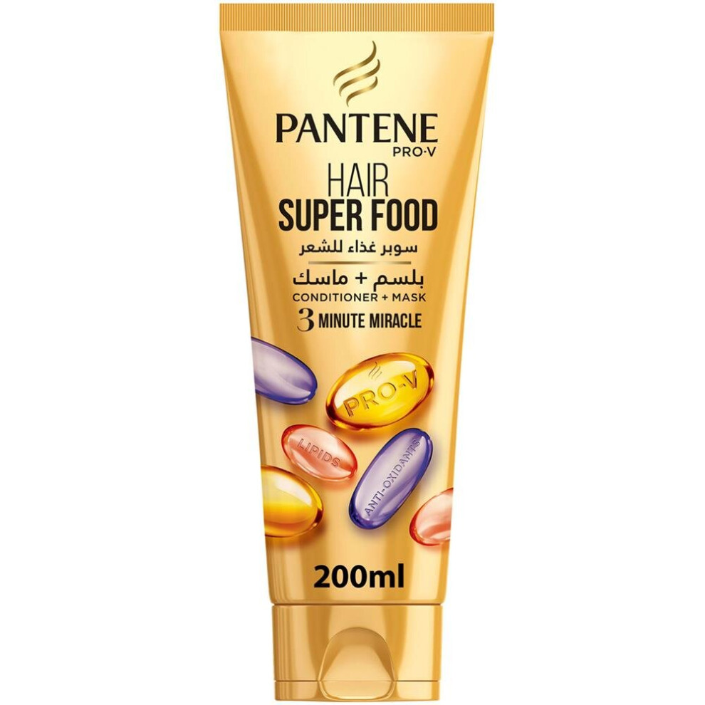 Pantene Pro-V Hair Super Food 3 Minute Miracle Conditioner 200Ml