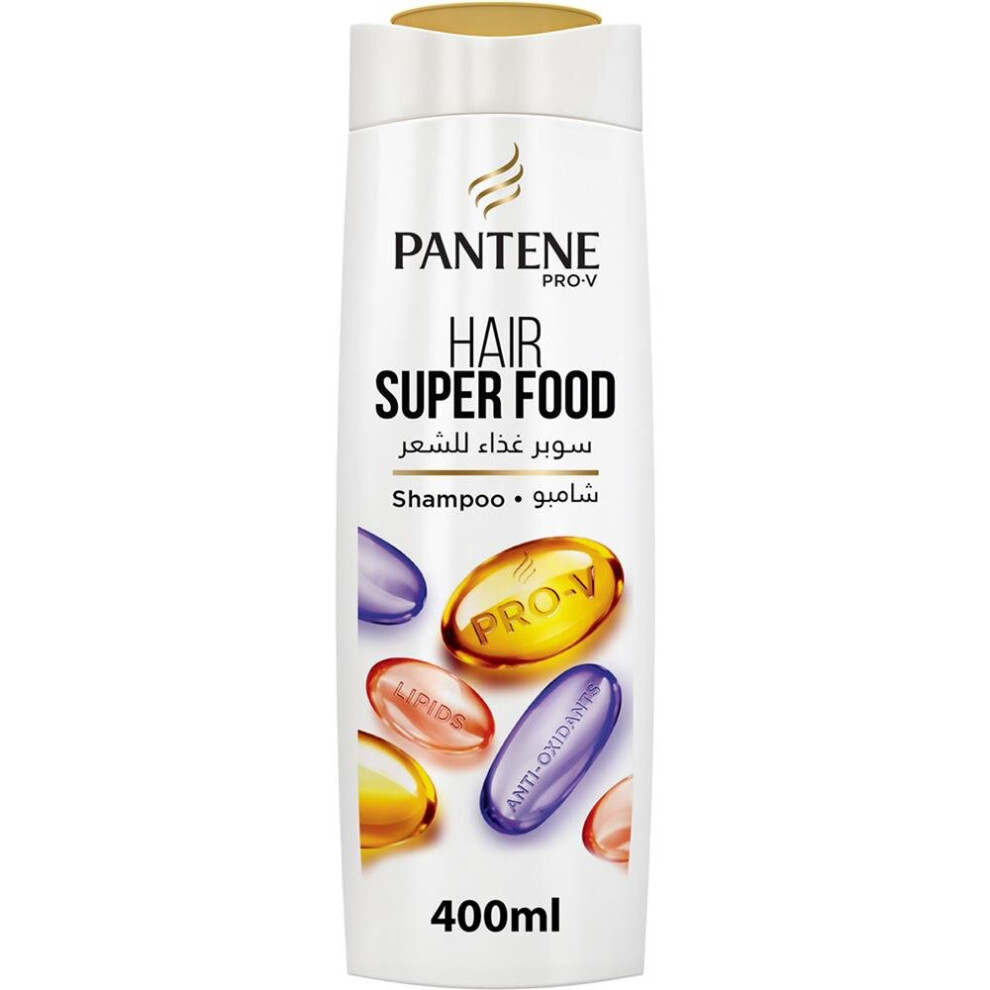 Pantene Pro-V Hair Super Food Shampoo, 400ml