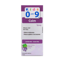 Homeocan Kids 0-9 Calm Syrup - 100ml | Natural Stress Relief & Relaxation Formula for Children, Non-Drowsy