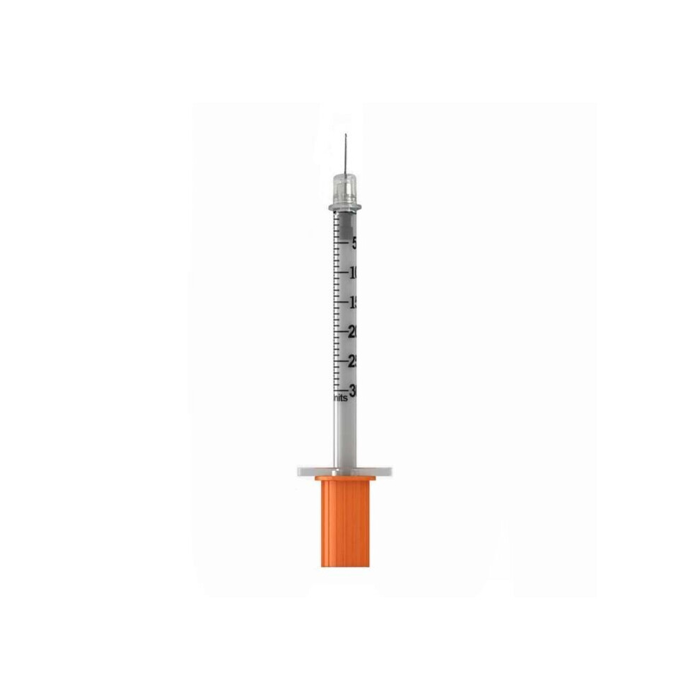 Bd 0.3Ml 30G 8Mm Microfine Syringe And Needle U100 Box Of 100