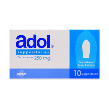Adol 250Mg Suppositories Paracetamol 10'S