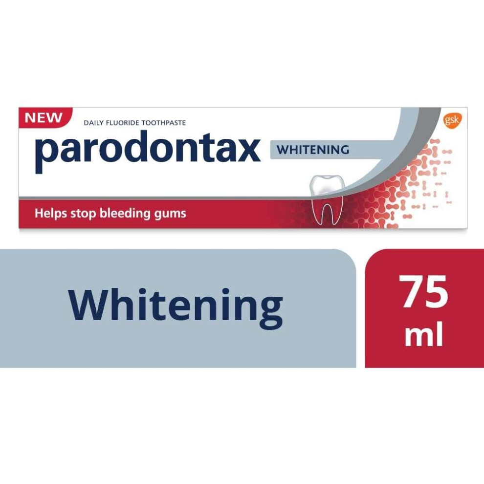 Parodontax Toothpaste 75ml | Gum Care Toothpaste for Bleeding Gums, Plaque Removal & Fresh Breath
