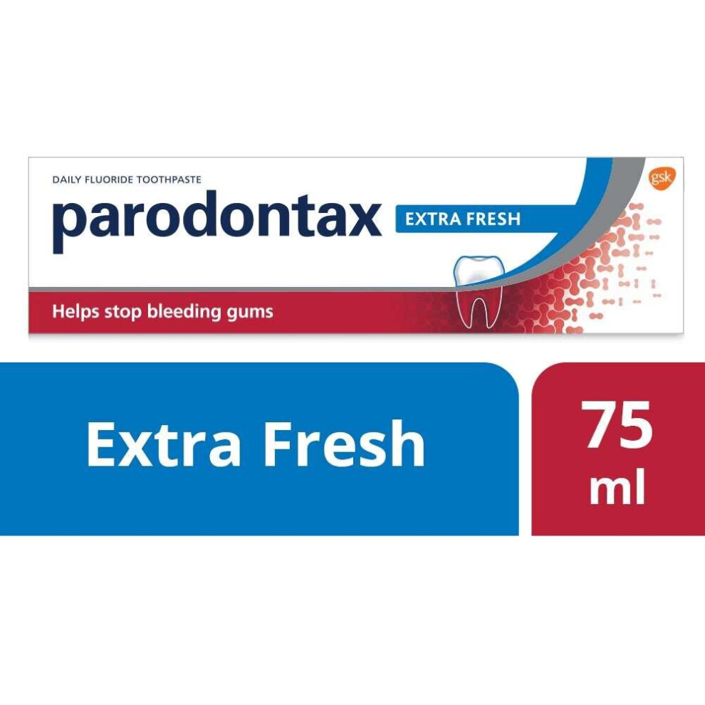Parodontax Extra Fresh Toothpaste Cavity Protection Oral Care - 75Ml