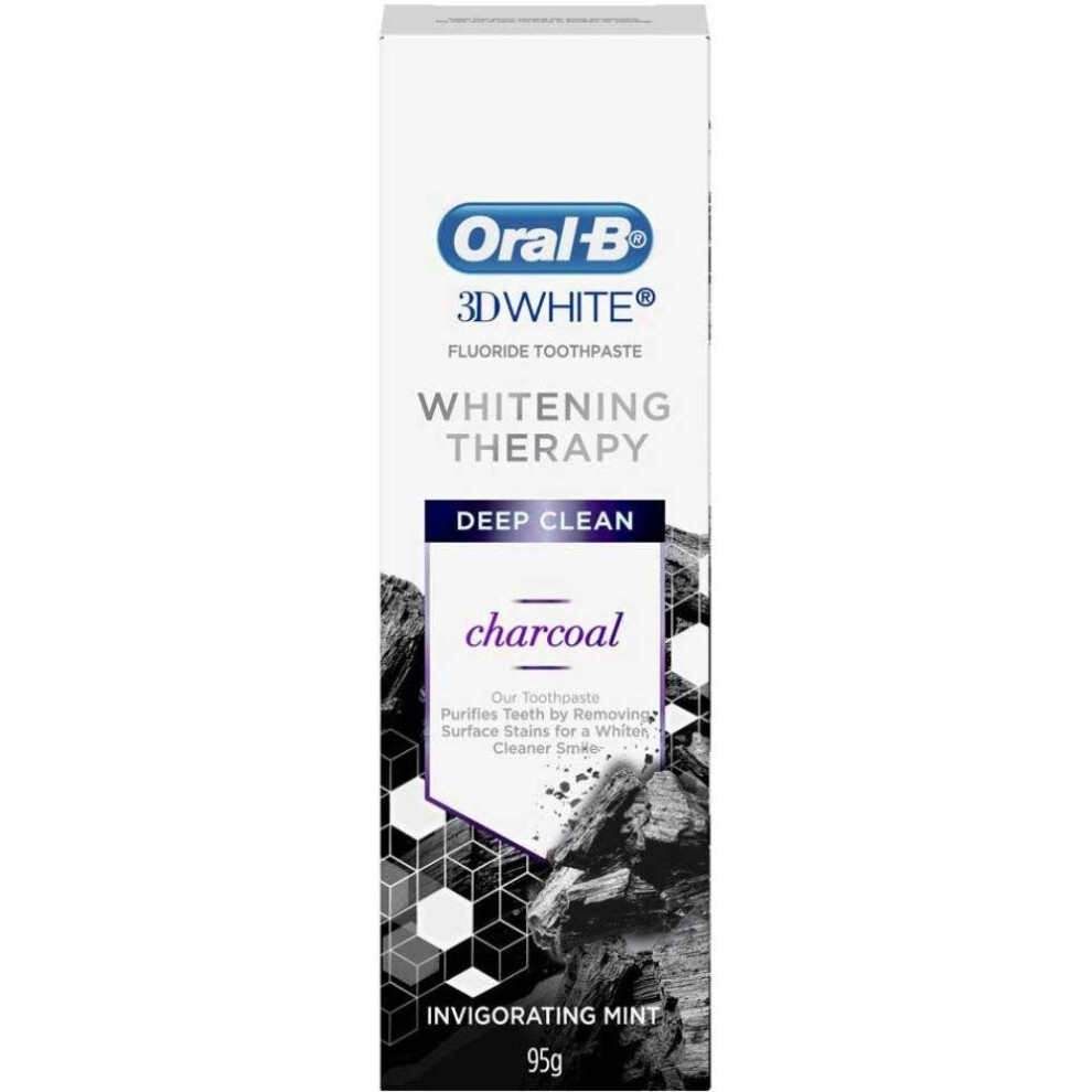 Crest 3D Deep Clean Charcoal Toothpaste 75ml