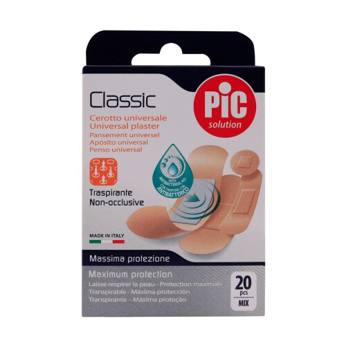 Pic Classic Strip Plasters Mix 20'S