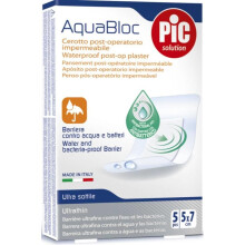 Pic Aquabloc Post Op Plaster | 5'S Waterproof Wound Dressing - 5X7Cm