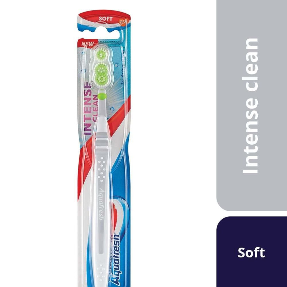 Aquafresh Intense Clean Soft Toothbrush Gentle Teeth Cleaning Care
