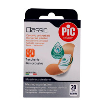 Pic Classic Medium Plasters Wound Care Adhesive Bandages - 19X72Mm 20'S