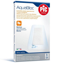 Pic Aquabloc Waterproof Post-Op Plasters 10X10Cm 5'S