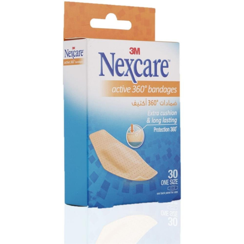 3M Nexcare Active Strips Bandages | Flexible Wound Care Strips - 30'S