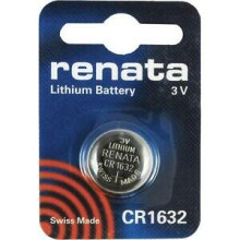 Renata CR1632 Swiss Made Lithium Battery - Pack Of 9 (9 X)
