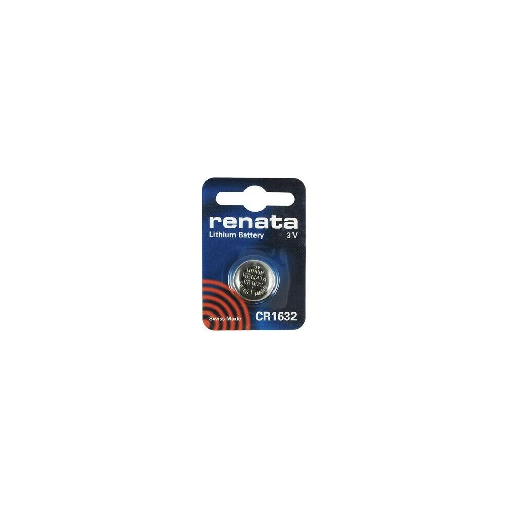 Renata CR1632 Swiss Made Lithium Battery - Pack Of 9 (9 X)