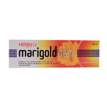 Herbifit Marigold Cream 50 mL | Natural Soothing Relief for Dry Skin, Irritations & Minor Cuts | Skin Healing Moisturizing Cream