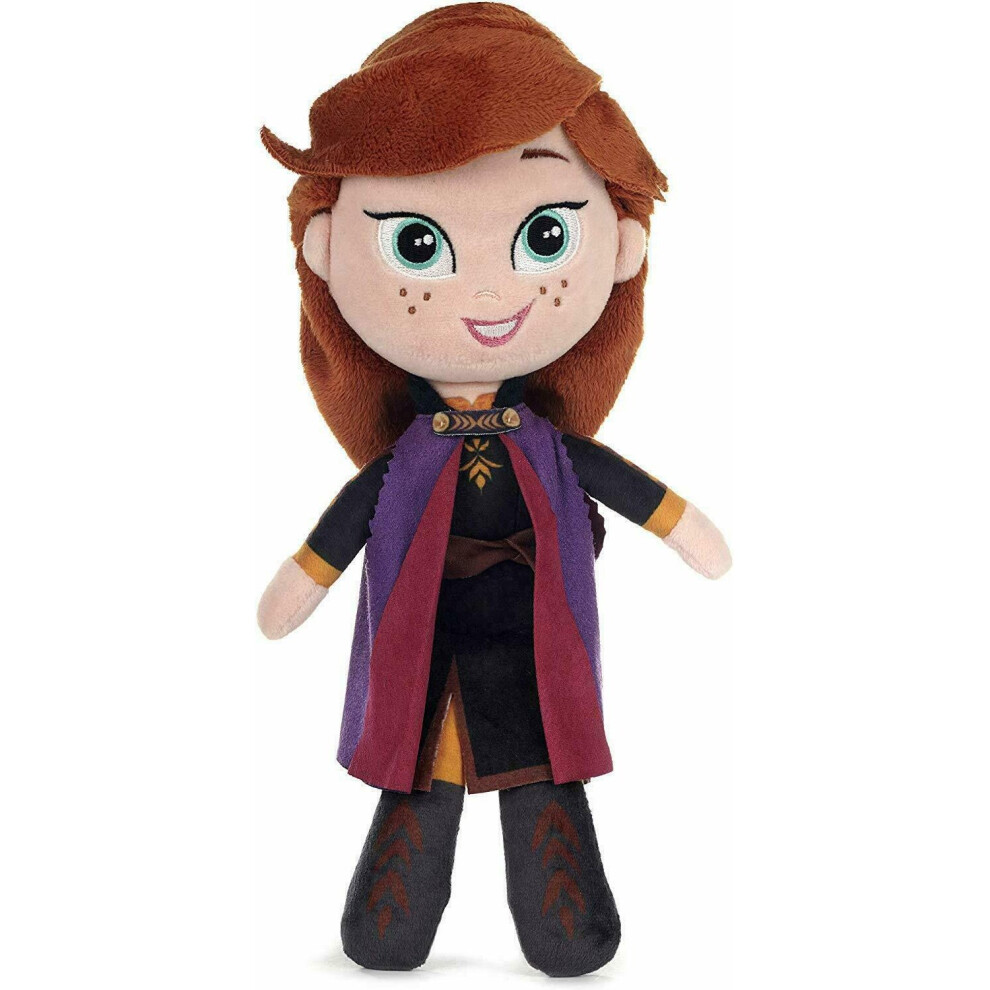 Disney Frozen 2 Princess Anna Soft Touch Plush Toys 10" - New Official