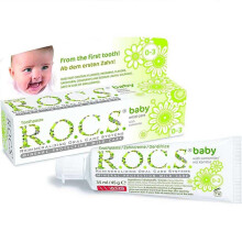 R.O.C.S. Baby 0-3 Mineral Protection Mild Care With Camomile Toothpaste 45G