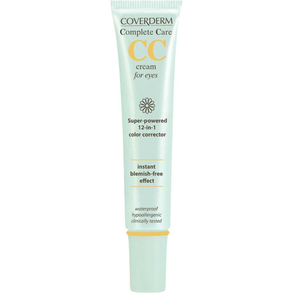 Coverderm Complete Care CC Cream Eyes SPF15 Light Beige 15ml
