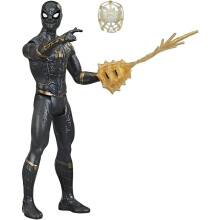 Spiderman 6-Inch Explorer Figure: Upgraded Black & Red Suit – Movie-Inspired Web-Slinging Hero