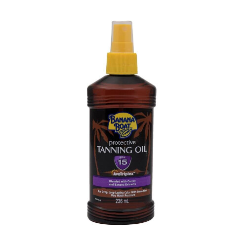 Banana Boat Spf15 Protective Tanning Oil 236ml