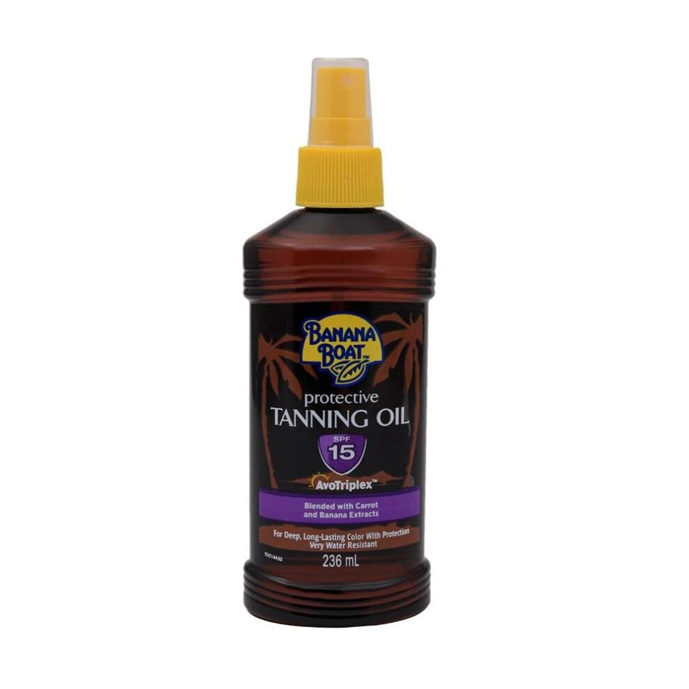 Banana Boat Spf15 Protective Tanning Oil 236ml