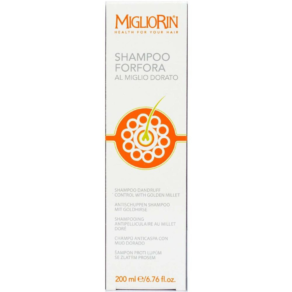 Golden Migliorin Anti-Dandruff Shampoo 200Ml |Gentle Scalp Treatment |Dandruff Control |Soothes Itchy Scalp |Reduces Flakes |Nourishing & Refreshing Formula
