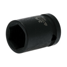 Teng Impact Socket Hexagon 6 Point 1/2in Drive 3/4in