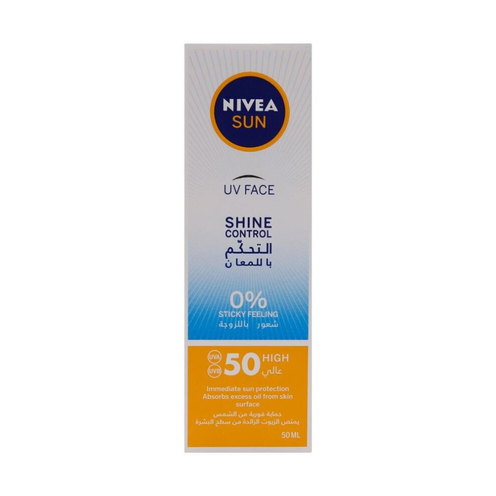 Nivea Sun Uv Face Shine Control Spf50 Cream 50ml
