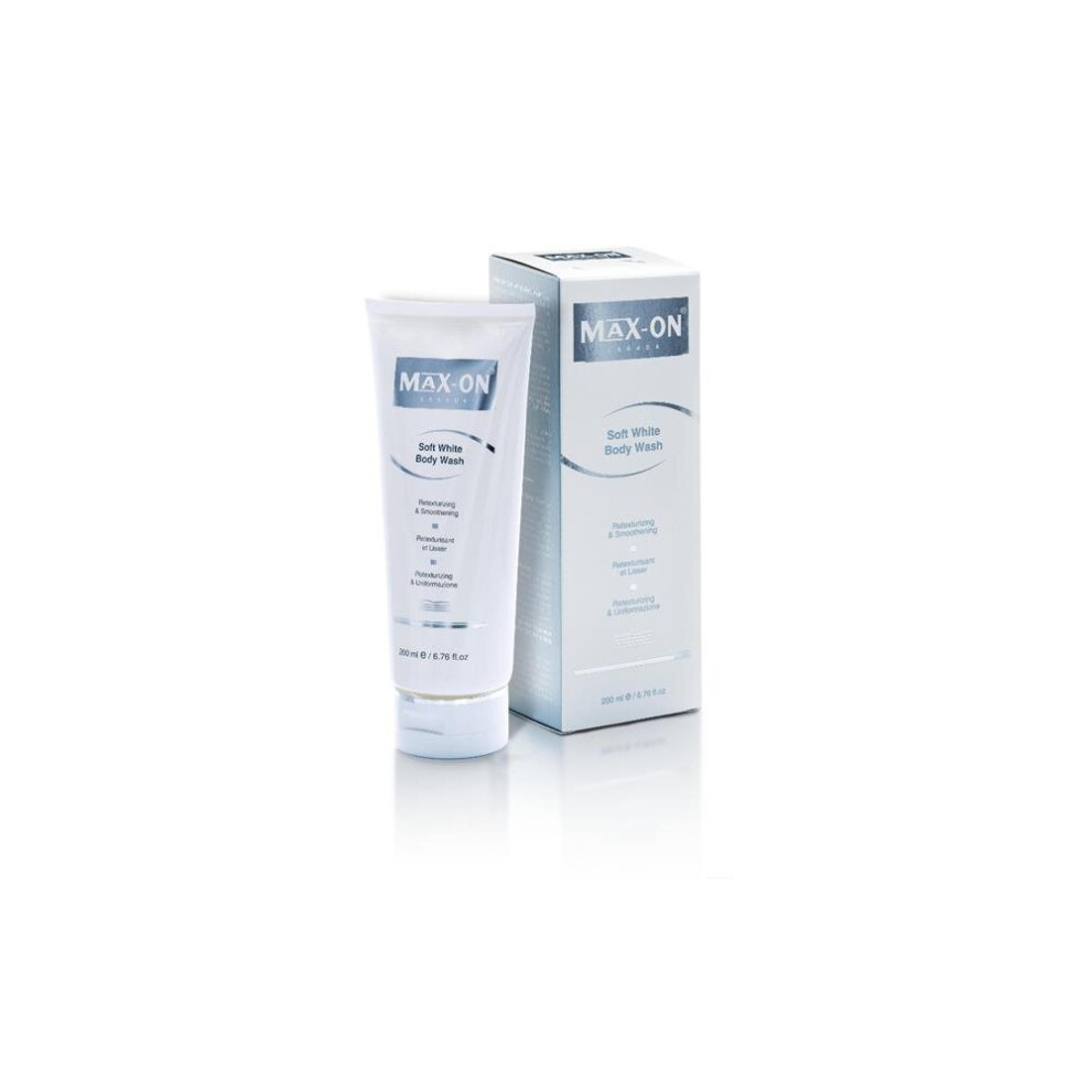 White Maxon Soft Body Wash 200Ml | Moisturizing Body Cleanser, Gentle & Hydrating Formula For Soft, Smooth Skin & Even Skin Tone