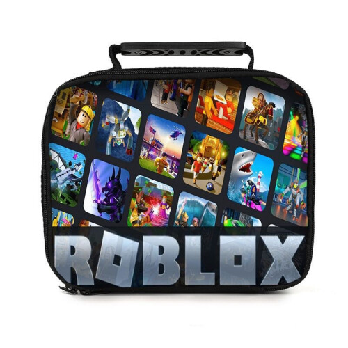 (23) Roblox full-color pattern student portable thermal lunch bag