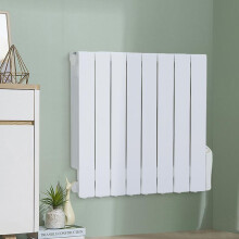 Electric Oil Filled Radiator LCD Timer Wall Mounted Heater 1200W