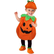 (3-4 Years) Halloween Pumpkin Cosplay Party Outfit Set Costume Kids Baby Toddler Fancy Dress
