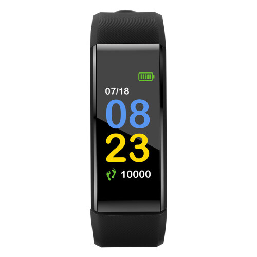 115plus Bluetooth Smart Bracelet Watch Heart Rate Activity Tracker Black 2