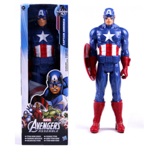 Captain America Marvel Avengers Children s 12 inch Action Figure Titan Hero Series Toy Gift on OnBuy