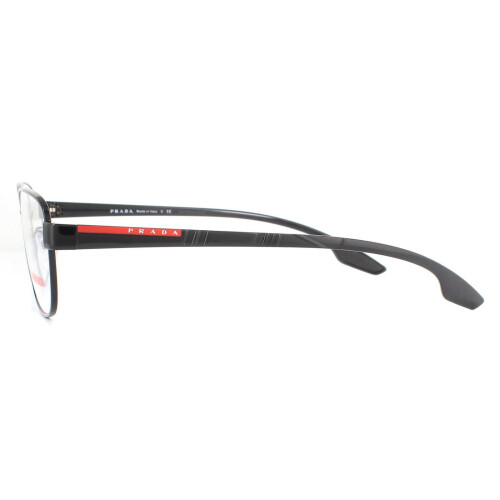 Prada Prada Sport Glasses Frames PS52LV 1AB1O1 Black Rubber Men 2