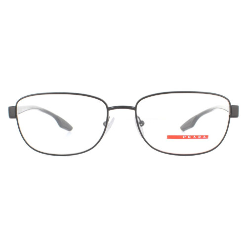 Prada Prada Sport Glasses Frames PS52LV 1AB1O1 Black Rubber Men