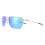 Oakley Oakley Sunglasses Ejector OO4142-04 Satin Chrome Prizm Sapphire 2