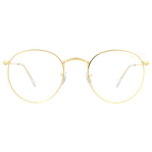 Ray-Ban Sunglasses Round RB3447 9196BL Gold Blue Light Filter Photochromic 53mm