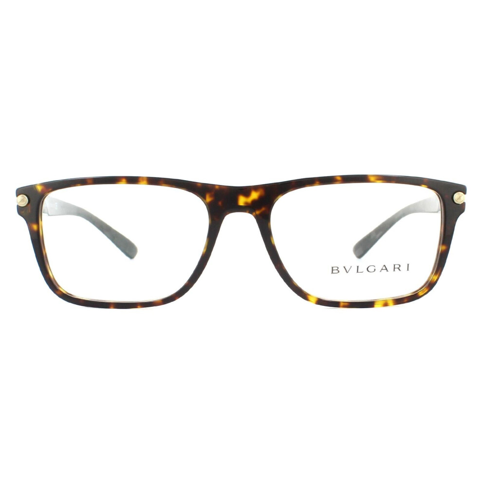 Bvlgari Glasses Frames BV3044 504 Dark Havana  Men