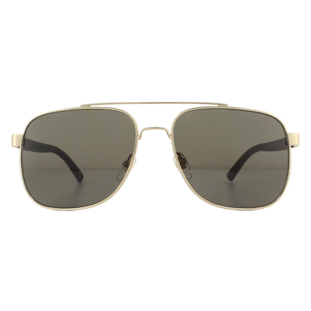 Sunglasses Gucci Gg0422s col. 003 Man Square Gold