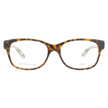 Óculos de Grau Tommy Hilfiger TH 1017 52/16/140 Havana transparente verde claro Acetato MULHER TH 1017