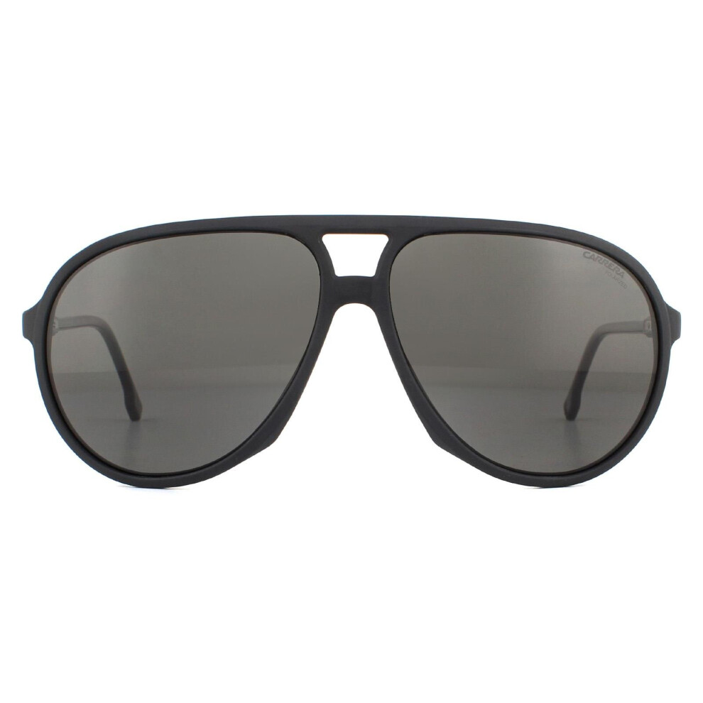 Carrera Sunglasses 237/S 003/M9 Matte Black Grey Polarized